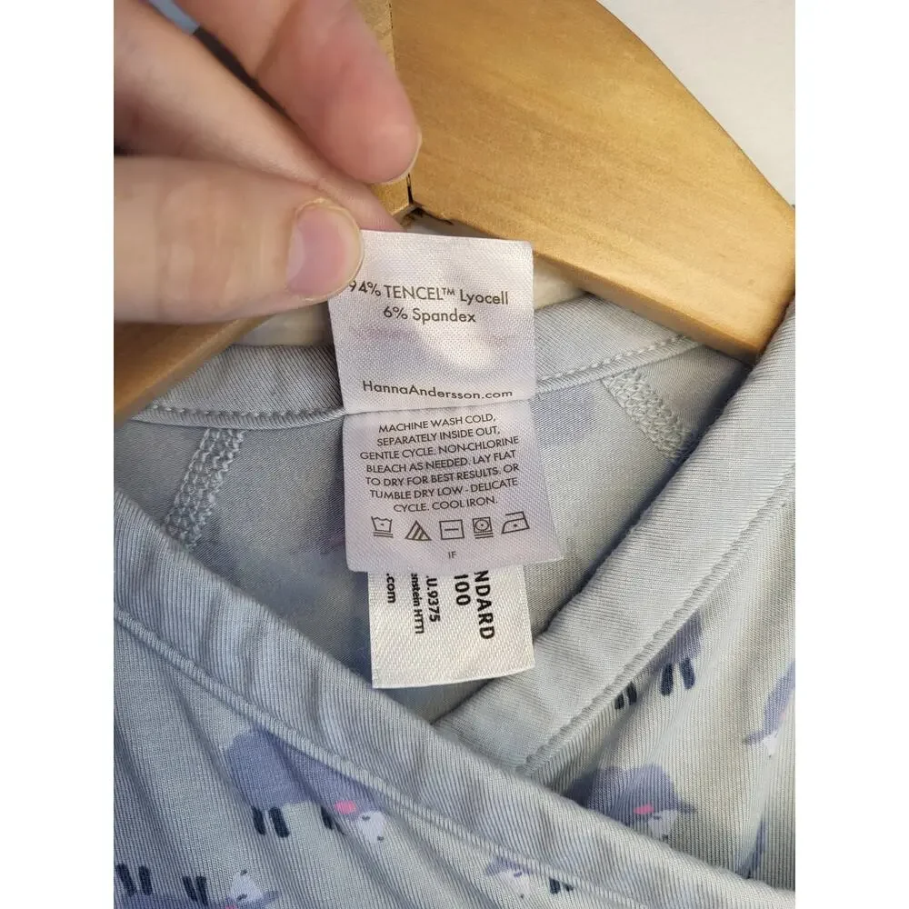 Hanna Andersson Size 70 6-12m Wrap Front Baby Boy Bodysuit EUC